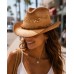 Straw Cowboy Hats: Toyo Straw w/ Elastic Sweatband - Natural - HT-8177NT